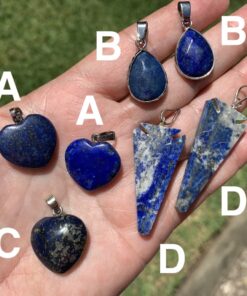 lapis lazuli arrow pendants