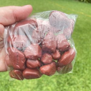 bag of red jasper tumbles
