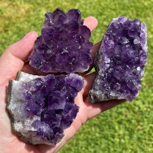 amethyst clusters from Uruguay