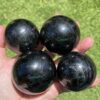 black tourmaline sphere from Madagascar