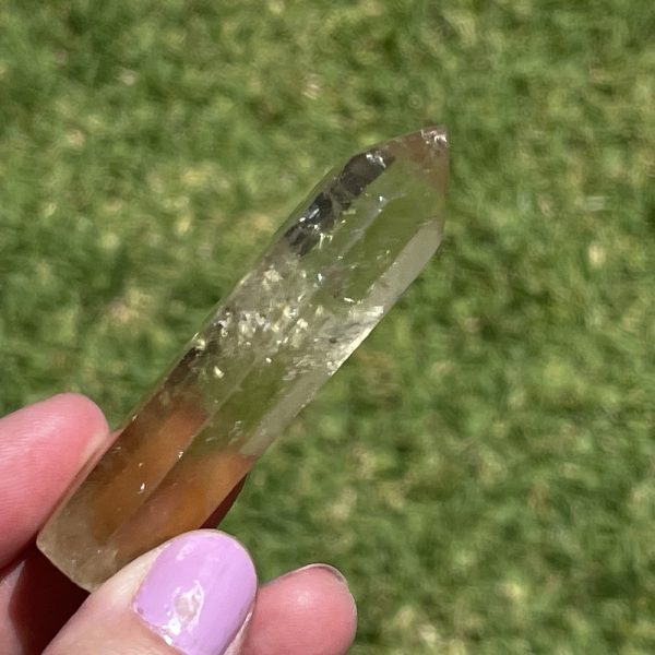 Natural Citrine wand from Zambia