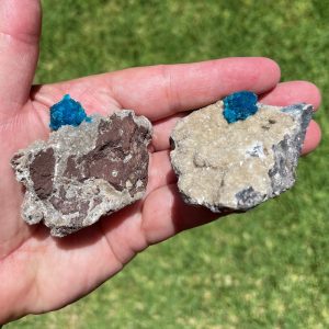 cavansite and apophyllite cluster from India