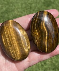 golden tiger's eye polished crystal from South Africa