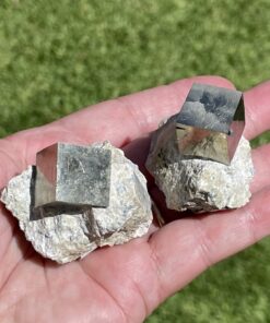 pyrite cube on matrix specimen