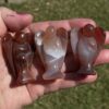 banded agate angels and carnelian angels