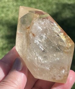 double terminated point citrine crystal