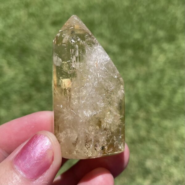 real polished citrine specimen with mists from Zambia in Sydney Australia