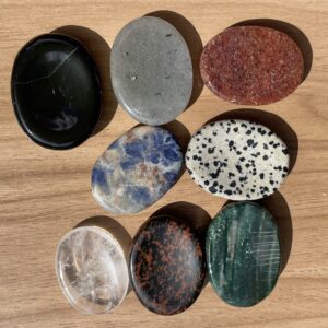 BAG C - thumb stones - mixed
