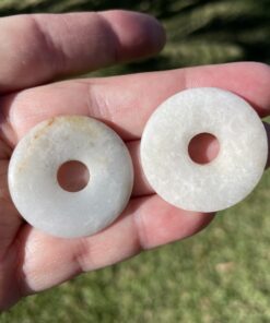LL and RR versions of jadeite donuts