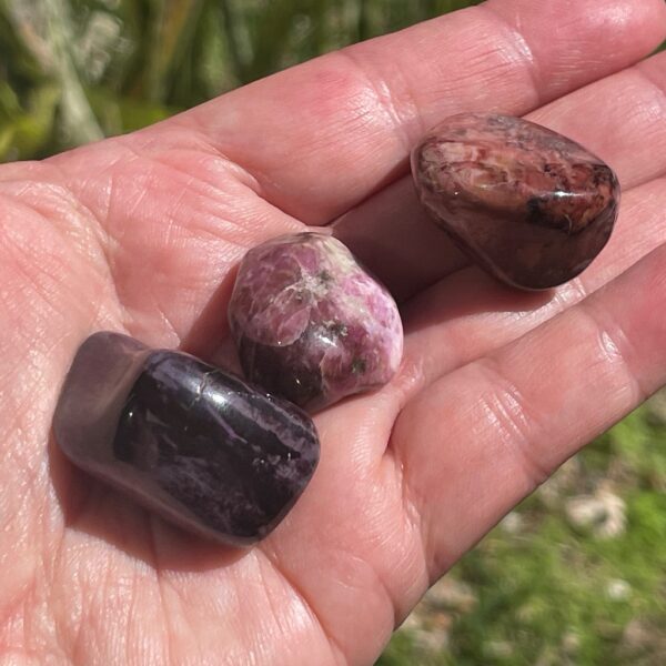 sugilite polished crystals from South Africa