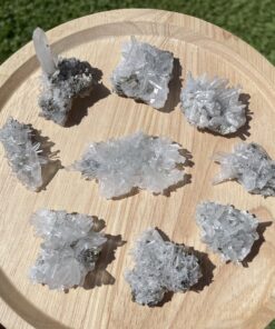 pyrite in quartz clusters