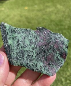 ruby zoisite polished crystal