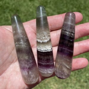 rainbow fluorite massage wand crystal
