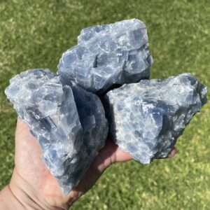 blue calcite specimen