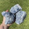 natural blue calcite crystal